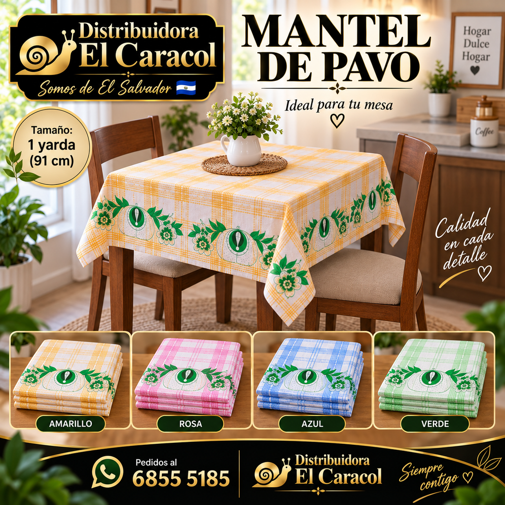 Mantel de pavo